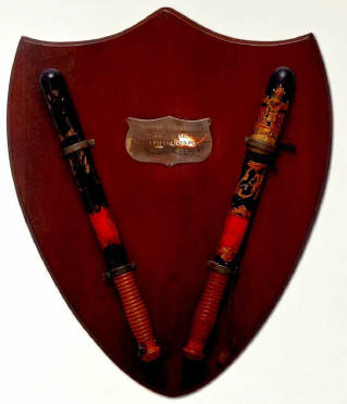 Shield With Two Truncheon